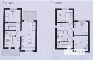 Таунхаус 123м², 2-этажный, участок 4 сот.  