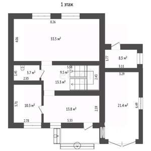 Дом 178м&sup2;, 2-этажный, участок 10 сот.  