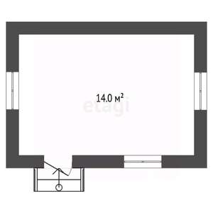 Дом 14м&sup2;, 1-этажный, участок 4 сот.  