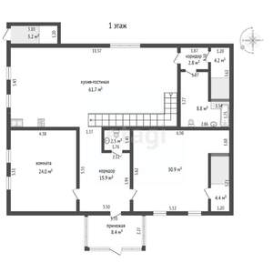 Дом 290м², 2-этажный, участок 5 сот.  