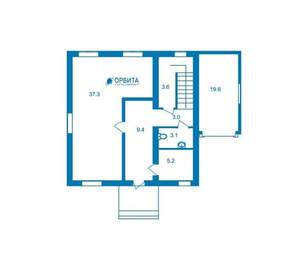 Дом 150м&sup2;, 2-этажный, участок 0 сот.  