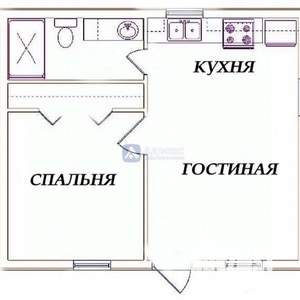 Дом 45м², 1-этажный, участок 12 сот.  