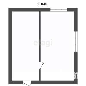 Дом 46м&sup2;, 1-этажный, участок 4 сот.  