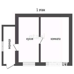 Дом 30м², 2-этажный, участок 7 сот.  