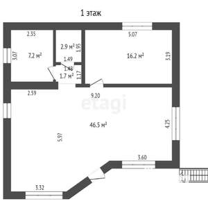 Дом 154м², 2-этажный, участок 8 сот.  