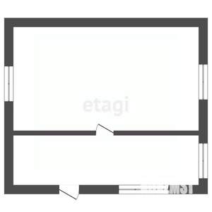 Дом 48м&sup2;, 1-этажный, участок 6 сот.  