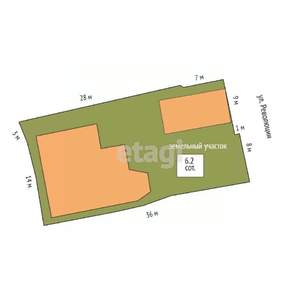 Дом 476м², 3-этажный, участок 6 сот.  