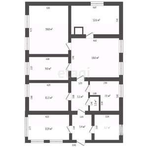 Дом 90м², 2-этажный, участок 10 сот.  