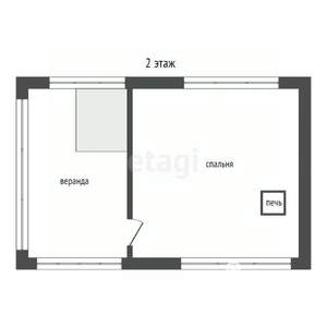 Дача 20м², 2-этажный, участок 6 сот.  