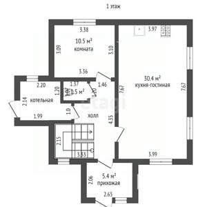 Дом 134м&sup2;, 2-этажный, участок 5 сот.  