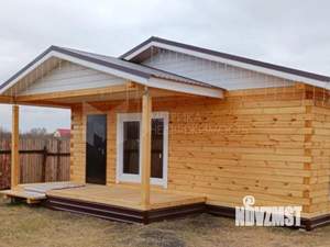 Коттедж 42м&sup2;, 1-этажный, участок 5 сот.  