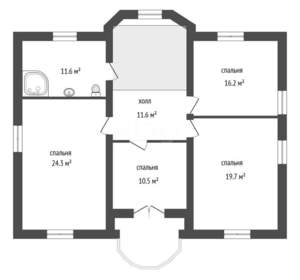 Дом 310м², 2-этажный, участок 15 сот.  