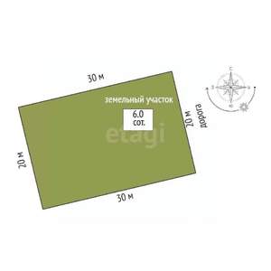 Дом 140м², 1-этажный, участок 6 сот.  