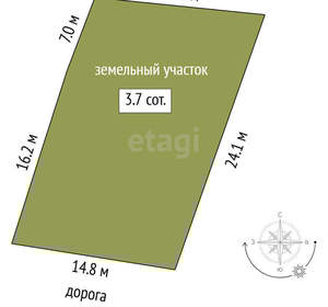 Дача 20м², 2-этажный, участок 4 сот.  