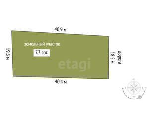 Дом 89м&sup2;, 1-этажный, участок 8 сот.  