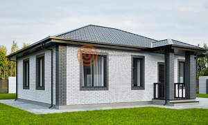 Дом 57м², 1-этажный, участок 1 сот.  