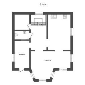 Коттедж 180м², 2-этажный, участок 6 сот.  