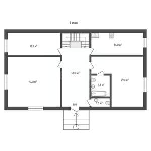 Дом 420м², 3-этажный, участок 15 сот.  