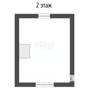 Дом 57м&sup2;, 2-этажный, участок 4 сот.  