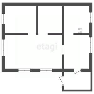 Дом 63м&sup2;, 1-этажный, участок 3 сот.  