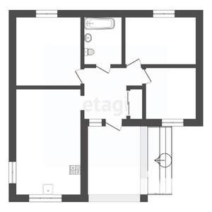 Дом 81м&sup2;, 1-этажный, участок 5 сот.  