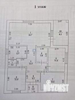 Дом 108м², 1-этажный, участок 6 сот.  