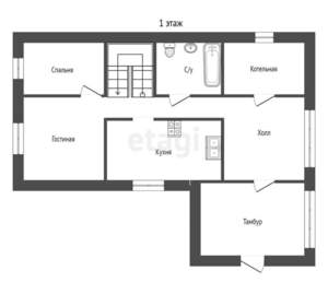 Дом 150м², 2-этажный, участок 10 сот.  