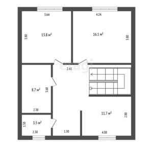Дом 175м&sup2;, 2-этажный, участок 7 сот.  