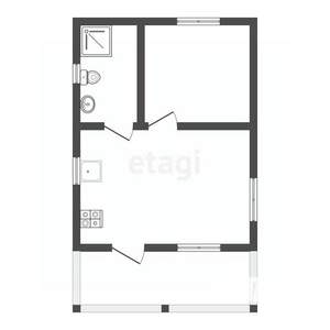 Дача 40м², 1-этажный, участок 8 сот.  