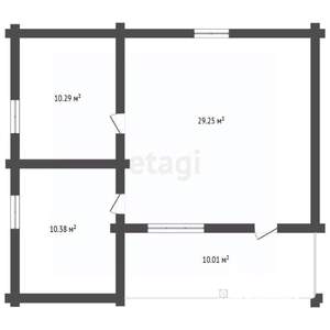 Дом 60м², 1-этажный, участок 5 сот.  