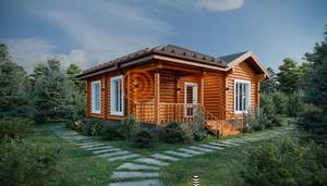 Дом 64м&sup2;, 1-этажный, участок 1 сот.  