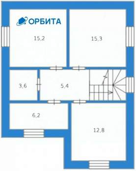 Дом 134м², 2-этажный, участок 7 сот.  