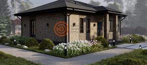 Дом 73м&sup2;, 1-этажный, участок 1 сот.  