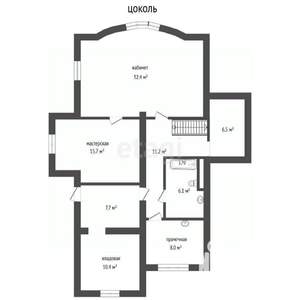 Дом 268м&sup2;, 2-этажный, участок 8 сот.  