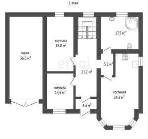 Дом 358м², 2-этажный, участок 10 сот.  