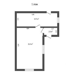 Дом 88м&sup2;, 2-этажный, участок 4 сот.  