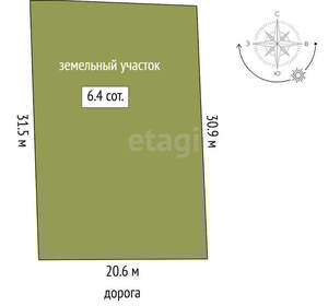 Дом 30м², 2-этажный, участок 6 сот.  