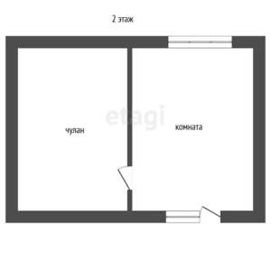 Дом 40м&sup2;, 2-этажный, участок 6 сот.  