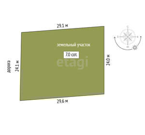 Дом 108м², 2-этажный, участок 7 сот.  