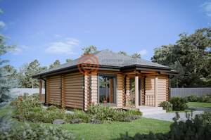 Дом 83м&sup2;, 1-этажный, участок 1 сот.  