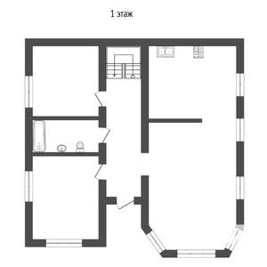 Коттедж 253м², 2-этажный, участок 10 сот.  