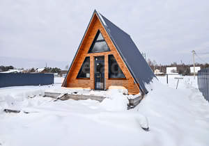 Дом 45м&sup2;, 2-этажный, участок 5 сот.  