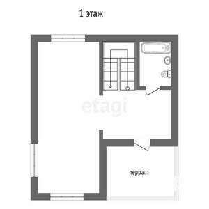 Дом 100м², 2-этажный, участок 7 сот.  