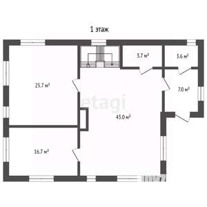 Дом 234м&sup2;, 2-этажный, участок 8 сот.  