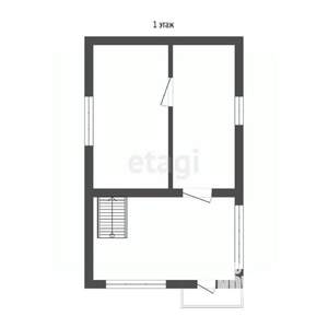 Дом 50м&sup2;, 2-этажный, участок 5 сот.  