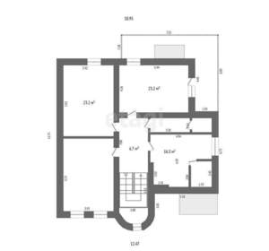 Дом 347м², 2-этажный, участок 11 сот.  