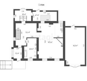 Дом 330м², 2-этажный, участок 13 сот.  