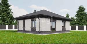 Дом 69м&sup2;, 1-этажный, участок 6 сот.  