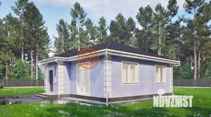 Дом 81м&sup2;, 1-этажный, участок 1 сот.  