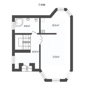 Дом 172м&sup2;, 2-этажный, участок 5 сот.  